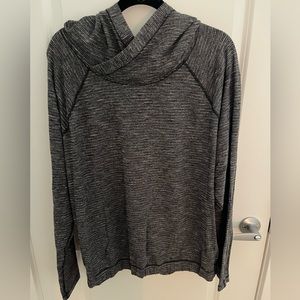 Gray Lululemon Longsleeve with Hood